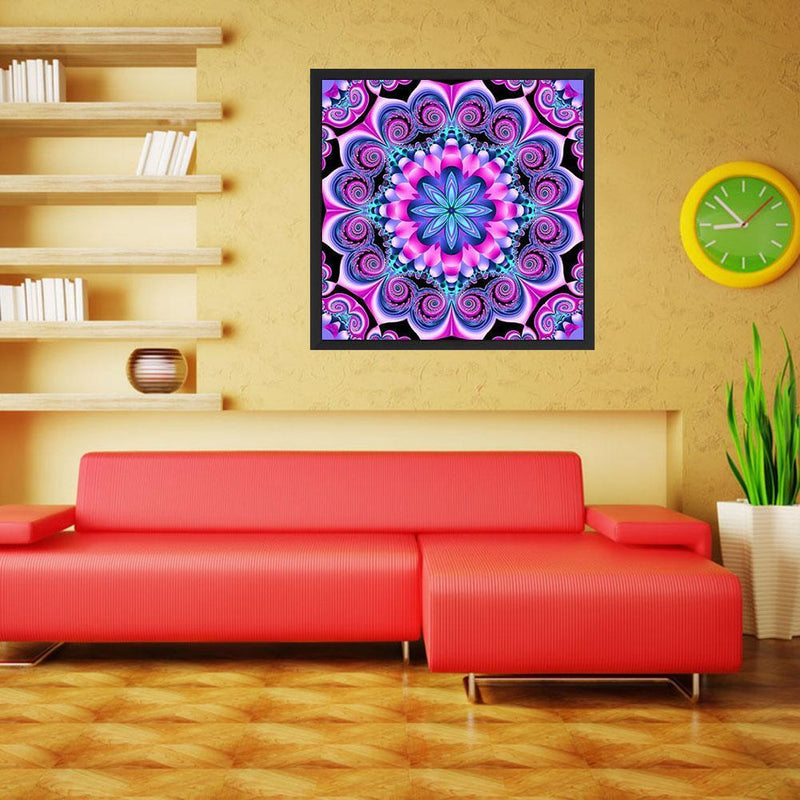 Geometric Flower 5D Full Drill Diamond Painting Embroidery DIY Cross Stitch
