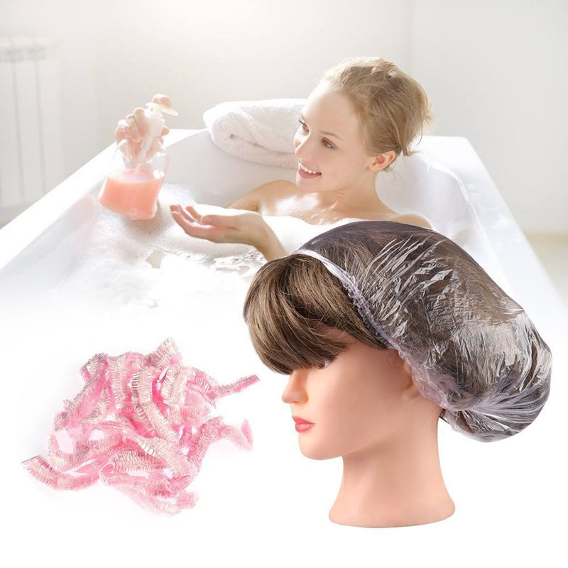 Disposable Plastic Eyebrows Tattoo Hair Net Caps Catering Hat Microblading