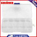 Everpert 10 Slots Portable Plastic Fish Bait Hookware Box Storage