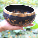 Yoga Meditation Bowl Handmade Bronze Chime Buddha Sound Bowl (9.5cm) Newly