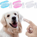 Soft Bristles Pet Cat Dog Toothbrush With Case Finger Toothbrush Teeth Cleaning