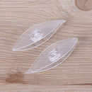 2pcs Plastic Tatting Shuttle Hand Tool for Lace Making DIY Craft(Clear) Newly