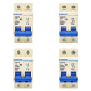 DZ47Z-63/2P Photovoltaic DC Circuit Breaker Protection Air Switch x3(20A)