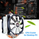 SNOWMAN MT6 12cm CPU Cooler Fan 6 Heat Pipes 4 Pin Heatsink (Dual Fan) Newly