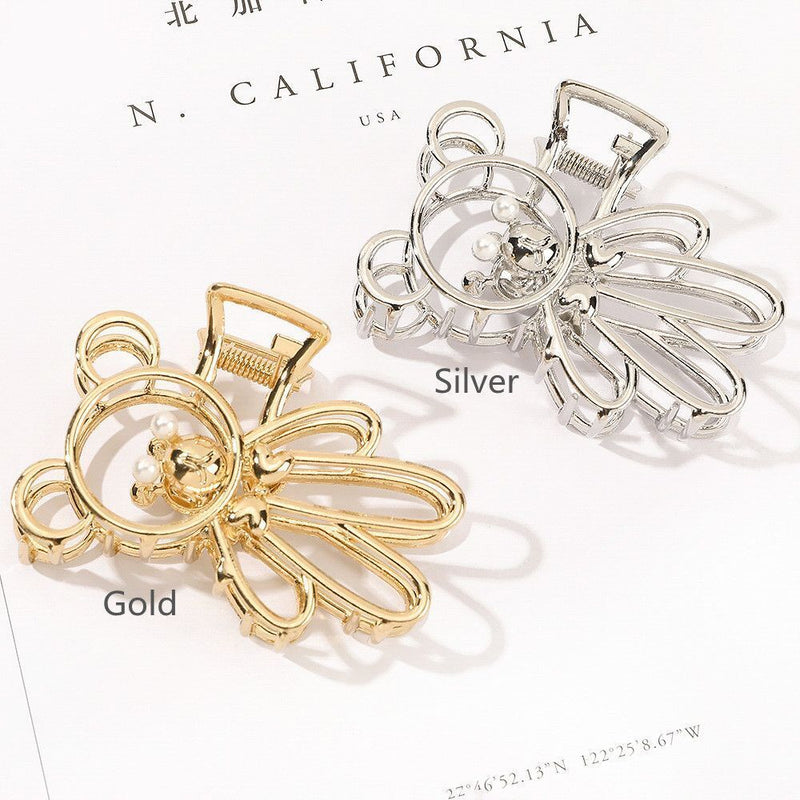 Elegant Cute Cartoon Metal Hairgrip Women's Hair Claws Large Shark Clip