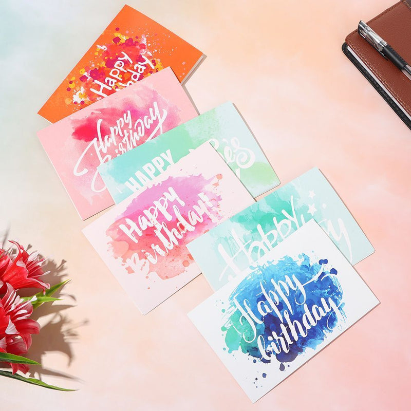 Wishes Thanks Card Message Cards Greeting Card Happy Birthday Party Supplies