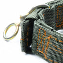 Pet Dog Double-Breasted Necklace For Big Dog Collar Leads Army Green Pet