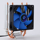 X200 CPU Cooler Radiator 2 Heatpipe 3Pin Cooling Fan for Intel 1155 (1 Fan)