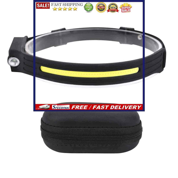LED Headlamp Flashlight USB Rechargeable Headlight with 270 Degrees Wide Be