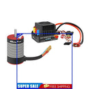HOBBYFANS 3660 Waterproof Brushless Motor ESC for 1/8 1/10 RC Cars (3300KV)