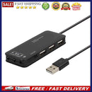 3 Port USB2.0 Hub with External Sound Card Headset Microphone Adapter