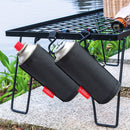 Long Gas Canister Cover Outdoor Camping Fuel Cylinder Tank Case (Black) Newly