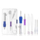 Magic ABS Plastic DIY Threaders Sewing Embroidery Pen Set Punch Needle Knitting