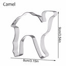 Stainless Steel Eid Mubarak Cookie Cutter Cake Mold Biscuit Mould Moon Star