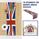 1x Jubilee Union Jack Table Cloth Cover Queen Family Party UK Royal 2022 P1H5