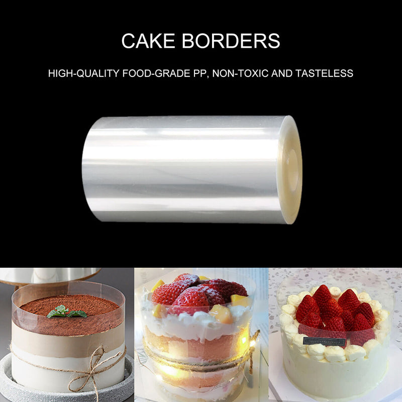 Cake Collars Transparent Chocolate Mousse Decorated Sheet Baking Edge Decor