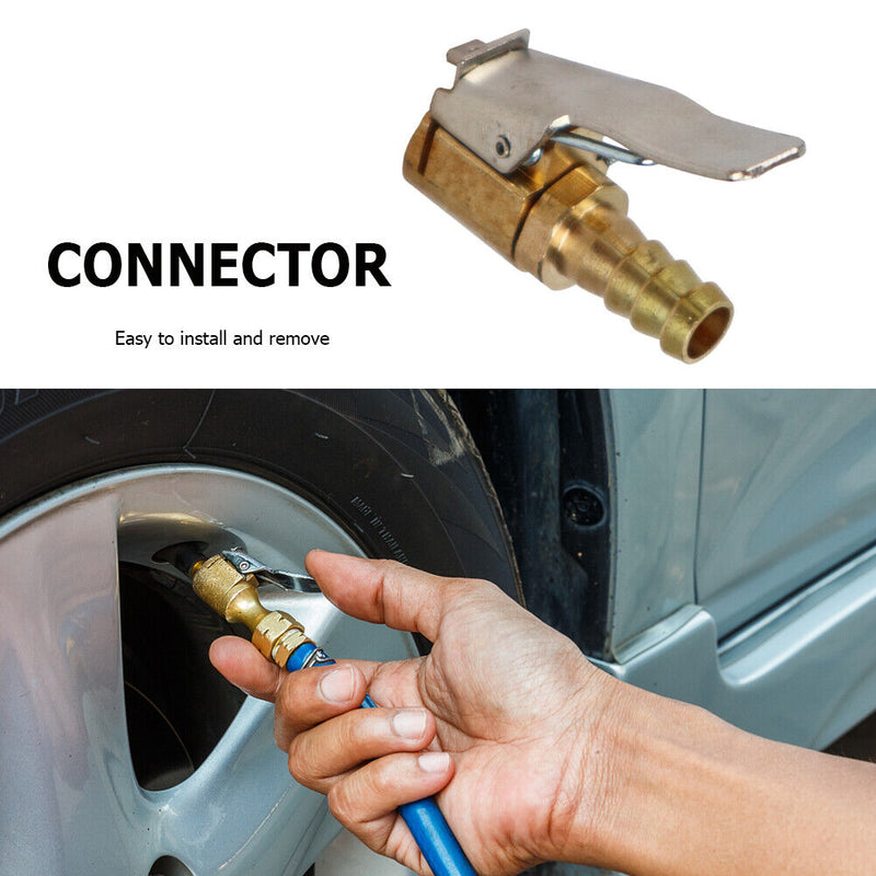 Car Pump Valve Clamp Connector Tire Air Chuck Clip Adapter for Automotive Tir