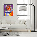 Canvas Color Drawing DIY Art Picture Tigers Modern Living Room Home Decoration