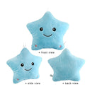 25cm Luminous Colorful Pillow Star Cushion Plush Kid Christmas Toys (Blue) Newly