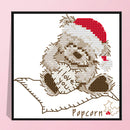 Cartoon Christmas Series 14CT Stamped Cross Stitch DIY Embroidery (K703) Newly