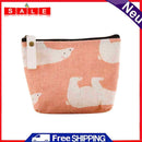 Cartoon Ladies Mini Coin Purse Cute Pattern Women Card Holder Keychain Wallets