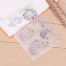 Clear Transparent Silicone Seals DIY Stamp Sheet Photo Album Decor Gift Newly