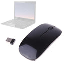 Optical Wireless Mouse 2.4G Receiver Ultra-thin for Computer PC black Newly