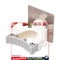Broom Stick Holder Wall Mounted Adhesive Mop Clip Kit Non Slip (White) Newly
