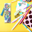 Special Shaped Drill Bookmark Tassel DIY Diamond Painting Yellow Flower Kit