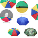 Folding Adjustable Umbrella Hat Outdoor Camping Fishing Hiking Sun Shade Cap
