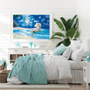 Diamond Painting Sea Moon Horse Full Round Drill Picture Rhinestone DIY Drawi