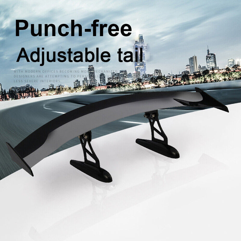 Car Styling Tail Wing Decoration Air Deflector Rear Trunk Spoiler (Black)