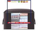 Zippered Storage Bag for Closet Comforter Pillow Quilt Bedding Clothes Blanke