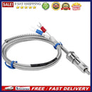 M12 K Thermocouple Thread Temperature Sensor Compression Spring Shielded Wire