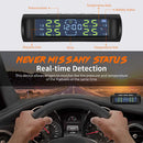 AN-01D Car Solar TPMS Clock Auto Tyre Pressure Monitoring System (External)