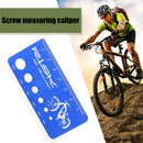 RISK Portable Screw Measuring Ruler MTB Road Bicycle Length Meter Measure Tool