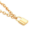 Chain Women Collar Statement PadLock Pendant Necklace Long Chain Punk Choker