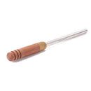 Guitar Fret Crowning File Wooden Handle Polished Repair Luthier Tool (B)