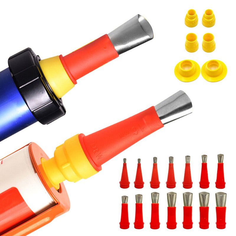 Caulking Caulk Nozzle Applicator with Base Kits Sealant Finishing Tools Newly