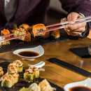 Aluminum Shape Shell Stainless Steel Folding Travel Chopsticks for Travel Picnic