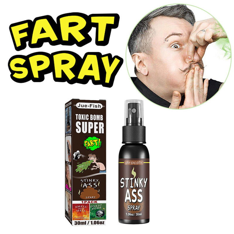 #A 30ml Fart Gag Spray for Adults Kids Plastic Spray Can Stink Halloween Funny T