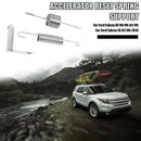 Chrome Alloy Throttle Return Spring Bracket + Dual Springs for Chevy Ford