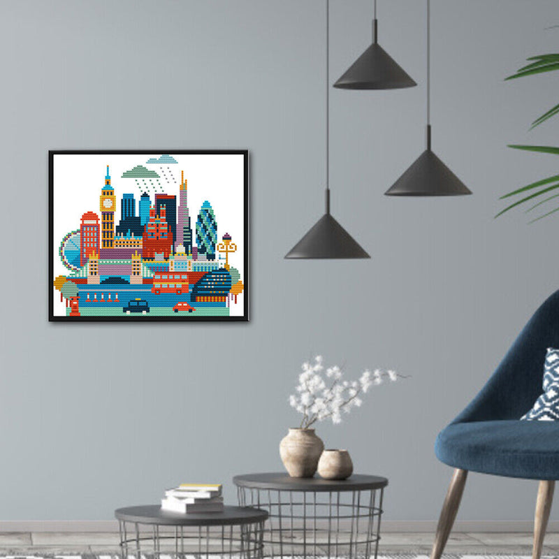 Part Embroidery London Counted Cross Stitch 14CT 2 Strand Cotton Decoration