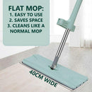 Mop Set Hand-free Floor Mops Household Cleaning Tools 360° Flat Squeeze