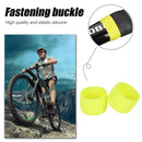 1 Pair Silicone Plug Bicycle Handlebar Buckle Sleeve Fixed Ring (Yellow)  Newly