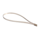 100PCS 4.6x300mm Stainless Steel Exhaust Wrap Coated Locking Cable Zip Ties