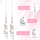 Crystal Light Catchers Hanging Chandelier Prisms Ornament Rainbow Maker Dec