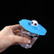 Transparent Torx Silicone Cup Cover Leak Proof Cartoon Lid (Blue Panda)
