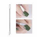 Handle DIY Art Tips Stainless Steel Dual-ended Nail Cuticle Remover Pusher
