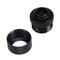 14mm G1/4 Acrylic Hard Tube Hand Twist 3 Laps for PC Computer (Black) Newly